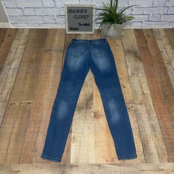 KanCan Mid Rise Super SKINNY Jeans KC11214CHD size 3/25 - Picture 2 of 9